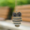 New Vintage Long Chain Bow Cat Owl Collares Heart Wing Feather Leaf LOVE Crystal Clavicle Pendant Necklace Jewelry For Women