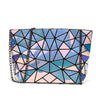 Women Chain Shoulder Bag Luminous sac Bao Bag Geometry Messenger Bags Plain Folding Crossbody Bags Clutch bolso