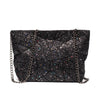 Women Chain Shoulder Bag Luminous sac Bao Bag Geometry Messenger Bags Plain Folding Crossbody Bags Clutch bolso