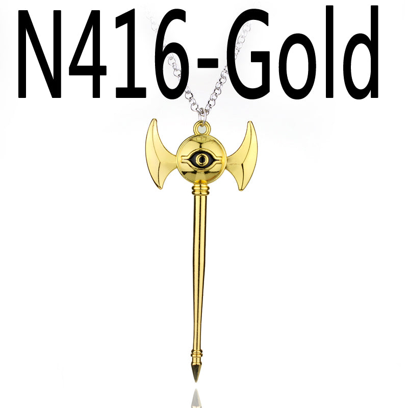 New arrival The Egyptian symb The Eye of Horus faith Necklace pendant Gold Silver Long neckalce For Men Women Sweater Chain