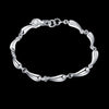 arrive 925 Sterling Silver bracelet Drop chain For women lady charm jewelry wedding noble gifts