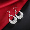 charms 925 Sterling Silver Carved butterfly flower Earrings for Women party Jewelry fine Popular brands Holiday gift
