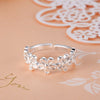charms 925 Sterling Silver flower Rings for Women adjustable wedding accessories Party gifts designer jewelry