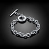 charms 925 sterling silver Wild chain Bracelets for women man  Wedding party Holiday gift Jewelry
