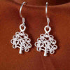charms Pretty 925 Sterling Silver fine tree earrings for woman  noble Jewelry Christmas Gifts