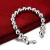 charms 925 sterling silver classic 10MM Beads Bracelet for man woman party wedding accessories gifts fine jewelry