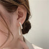 design jewelry  shiny AAA zircon front and back wearing cross earrings elegant women's wedding party earring
