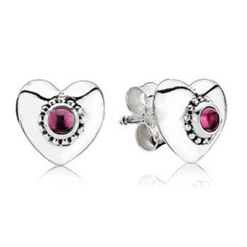 New earrings 925 Sterling Silver hearts Stud Earrings for women silver earings brinco fine jewelry Jewy   ER001