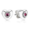 New earrings 925 Sterling Silver hearts Stud Earrings for women silver earings brinco fine jewelry Jewy   ER001