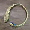 exaggerated peacock  retro necklace Women's  jewelry accessories
