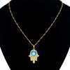 Hand Of Fatima Pendants Hamsa chain short long Mens Womens Gold necklace Jewelry   Gift