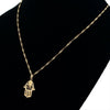 Hand Of Fatima Pendants Hamsa chain short long Mens Womens Gold necklace Jewelry   Gift