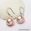 New fashion black Pearl Earrings Jewelry For Women Pearl 925 sterling silver jewelry weddings gift