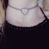 New fashion jewelry hollow heart choker necklace gift for women girl N2058