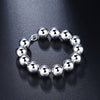 trend 14MM Big beads 925 sterling silver Bracelet for woman man Wedding party Gifts noble fine Jewelry temperament