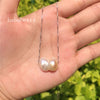 versatile simple natural irregular shaped baroque pearl handmade Tibetan  silver necklace Pendant
