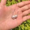 versatile simple natural irregular shaped baroque pearl handmade Tibetan  silver necklace Pendant