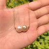 versatile simple natural irregular shaped baroque pearl handmade Tibetan  silver necklace Pendant