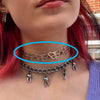 ins Hip-hop Metal Butterfly Necklace Vintage Teeth Necklaces Choker Clavicle Chain For Women Jewelry