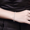 korean 4MM Twisted rope chain 925 sterling silver Bracelets for men's woman jewelry wedding accessories party gifts