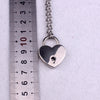 layered chains hiphop Punk Stainless Steel Padlock Necklace men rock heart Lock with key Necklaces for women