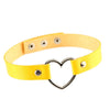 love Heart PU Leather Collar Choker Necklace Harajuku Punk Goth chain Necklace women Jewelry