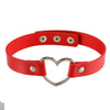 love Heart PU Leather Collar Choker Necklace Harajuku Punk Goth chain Necklace women Jewelry