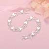 925 Sterling Silver classic heart bracelets for women lady designer jewelry wedding party birthday gifts