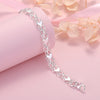 925 Sterling Silver classic heart bracelets for women lady designer jewelry wedding party birthday gifts