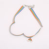 necklace Rainbow moon Rabbit Radish Choker Necklace For Women Jewelry Multicolor