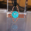 pink Luminous stone eye Pendant Necklace copper wire cat eye Glow In The Dark Charming Necklace Handmade