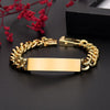 popular brand 18K Gold  bracelets for man women  original jewelry wedding Accessories party gifts