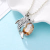 New silver color Beautiful big Crystal dolphin Pendants Animal Necklace Full Of Rhinestone Fashion Jewelry For Women Accessories