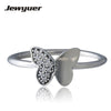 New spring Silver Butterfly ring 925 sterling silver jewelry animal Rings For Women Engagement wedding Ring anillos RIP063