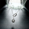 streetwear 925 Stamped Silver fine heart Solid beads Necklace for Women party wedding Jewelry Christmas Gifts