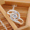 streetwear 925 Sterling Silver Shiny Zircon diamond Rings For Women Wedding Party Gifts fine Jewelry engagement rings