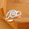 streetwear 925 Sterling Silver Shiny Zircon diamond Rings For Women Wedding Party Gifts fine Jewelry engagement rings