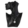 streetwear 925 Sterling Silver Simple Retro Round Jewelry set necklace earrings for women Party wedding Couple gifts