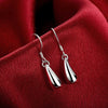 streetwear 925 sterling Silver fine water drop earrings necklace for woman charms wedding party Jewelry sets gifts