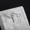 trend 925 Sterling Silver fine crystal Rings For Women elegant Party gifts Charms wedding accessories Jewelry