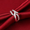 trend 925 Sterling Silver fine crystal Rings For Women elegant Party gifts Charms wedding accessories Jewelry