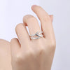 trend 925 Sterling Silver fine crystal Rings For Women elegant Party gifts Charms wedding accessories Jewelry