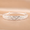 trend 999 sterling silver romantic Gypsophila star Bangles for woman bracelets party wedding jewelry Christmas gifts