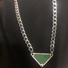 triangle P necklace men and women universal punk style personality trend necklace