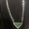 triangle P necklace men and women universal punk style personality trend necklace