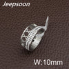 Newest HOT Selling Wholesale Fashion Jewelry Stainless Steel Jewelry Gold And Silver Color Rings RBJFAOBC