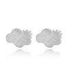 Newest Real 925 Sterling Silver Earrings Cute Clouds Stud Earrings Women Jewelry