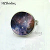 Newest Starry Night Mandala Ring Trendy Universe Galaxy Space Mandala Steampunk Rings Adjustable Jewelry Wholesale