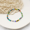 s Bohemian Smiley Beads Short Collar Necklace Handmade Diy  Daisy Colorful Choker For Women Statement Boho Jewelry