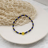 s Bohemian Smiley Beads Short Collar Necklace Handmade Diy  Daisy Colorful Choker For Women Statement Boho Jewelry
